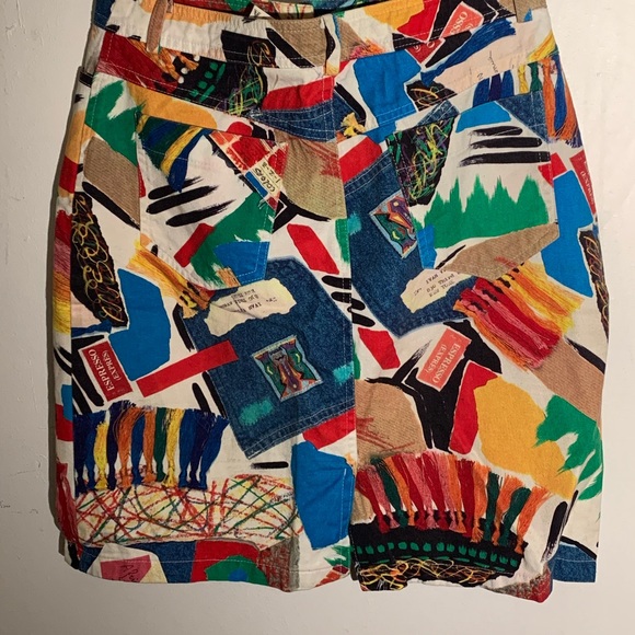 Vintage high waisted skirt with pockets - Picture 3 of 3